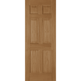 Oak 10 Light Clear Glazed Internal Door